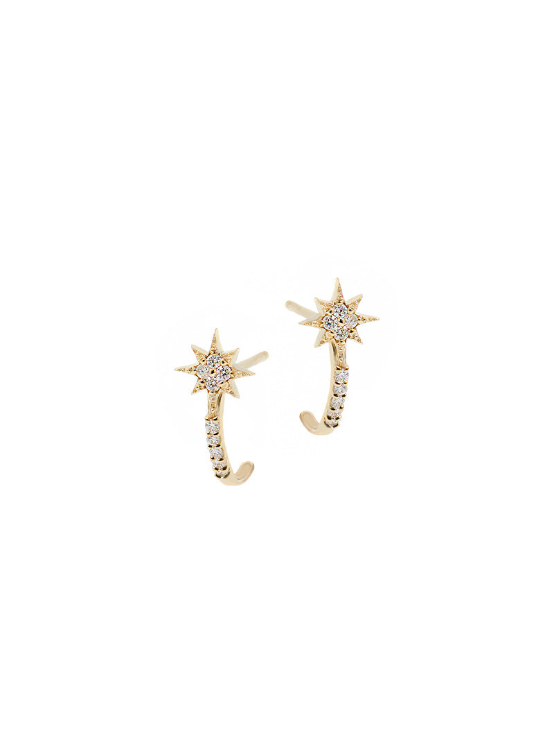 Micro Aztec North Star Half Hoops
