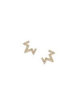Aztec Zig Zag Studs