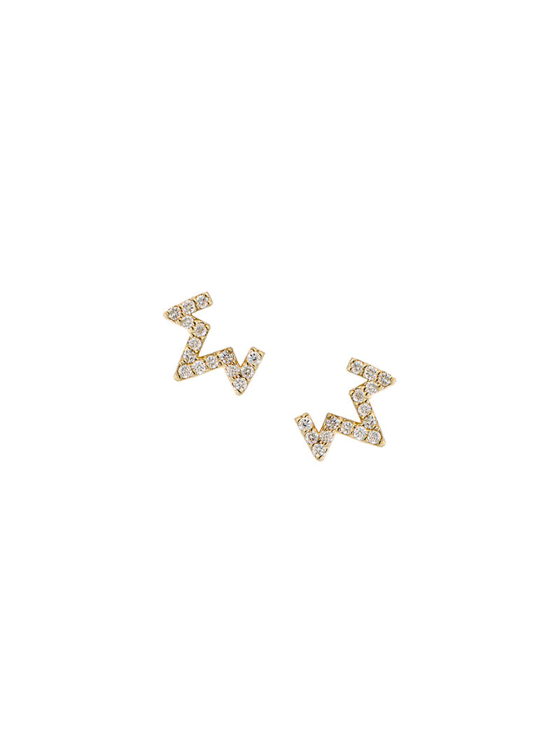 Aztec Zig Zag Studs