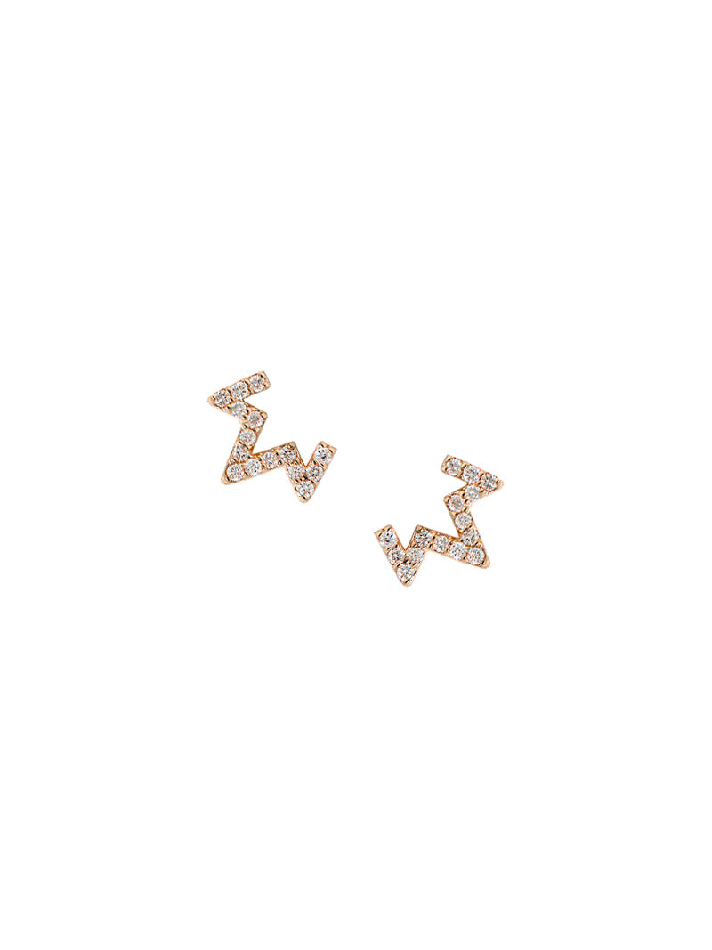 Aztec Zig Zag Studs