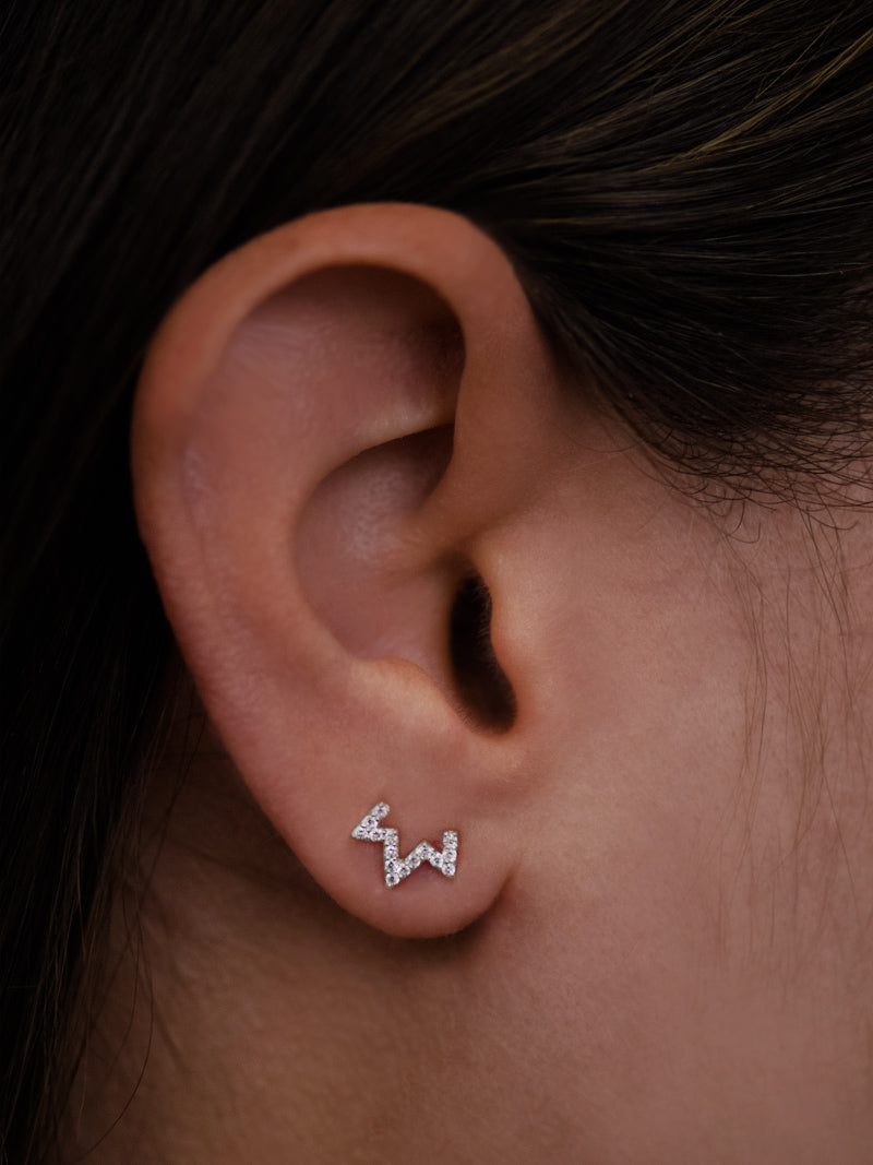 Aztec Starburst Zig Zag Studs