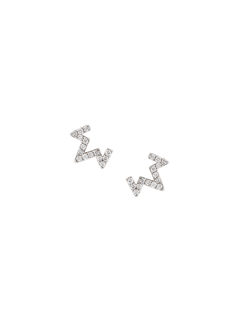 Aztec Zig Zag Studs
