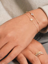 Bracelet en Coeur Pavé Love Letter
