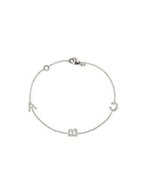 Customizable Love Letter Pavé Bracelet A to Z