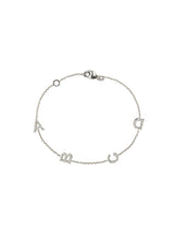 Customizable Love Letter Pavé Bracelet A to Z