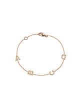 Customizable Love Letter Pavé Bracelet A to Z