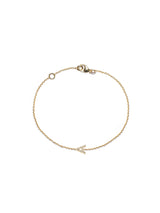 Customizable Love Letter Pavé Bracelet A to Z