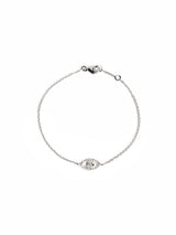 Classique Pavé Bracelet Mauvais Oeil