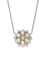 Bezel Bouquet Petal Necklace