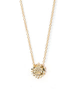 Hope Sunflower Pavé Necklace