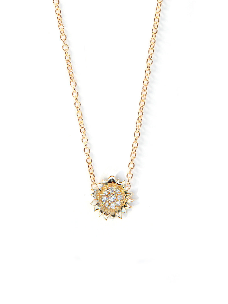Diamond Sunflower Necklace – Gypsy Rae Boutique, LLC