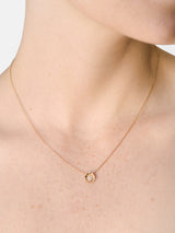 Collier Mini Hope Sunflower en Pavé