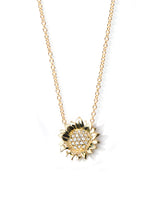 Collier Mini Hope Sunflower en Pavé