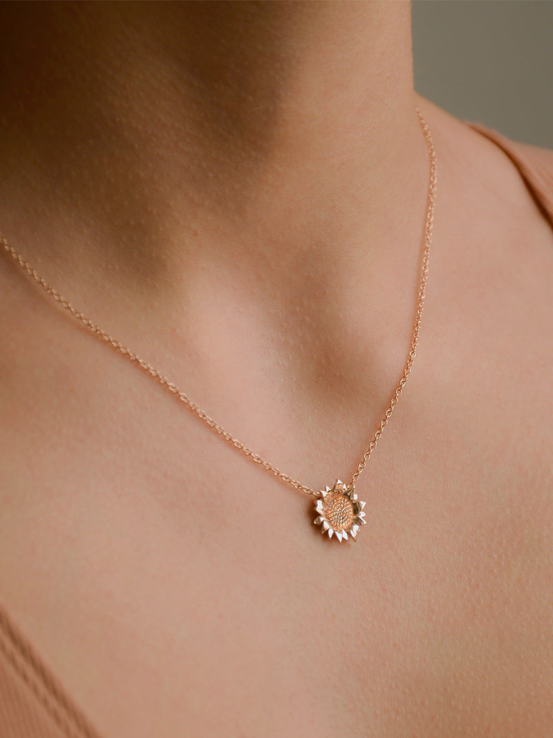 Hope Sunflower Necklace