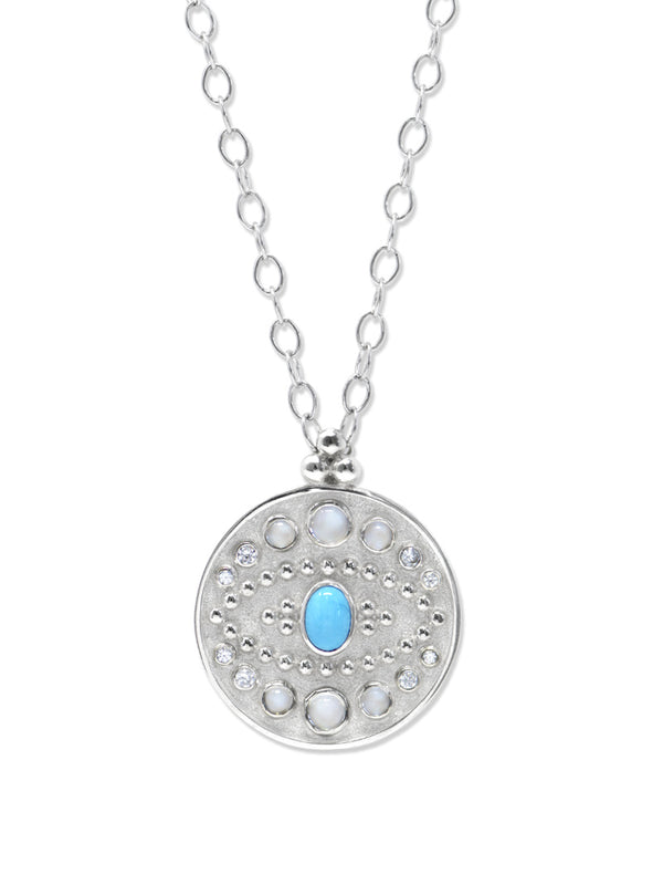 Dew Drop Evil Eye Medallion
