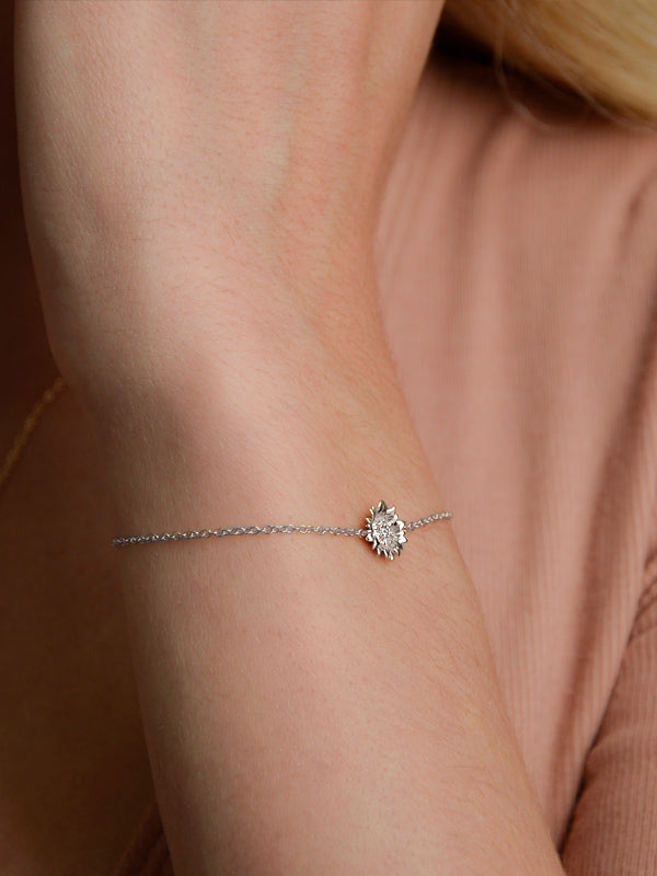 Bracelet Hope Sunflower en Pavé