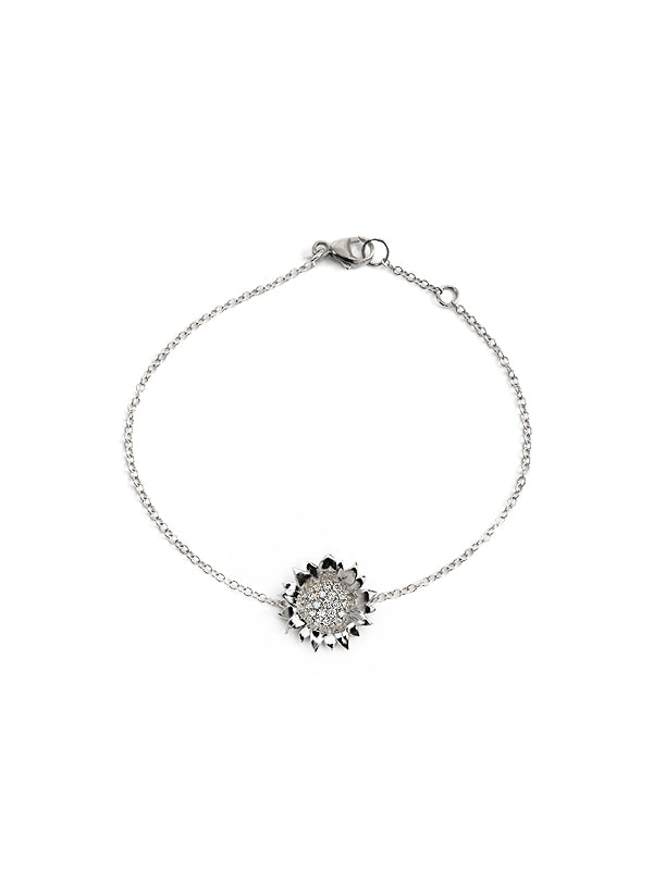 Bracelet Hope Sunflower en Pavé