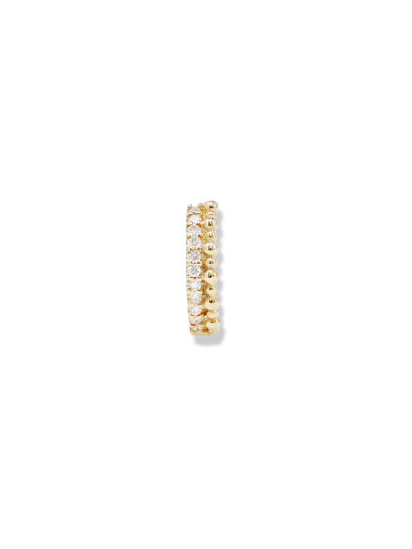 Dew Drop Diamond Pavé Double Huggies