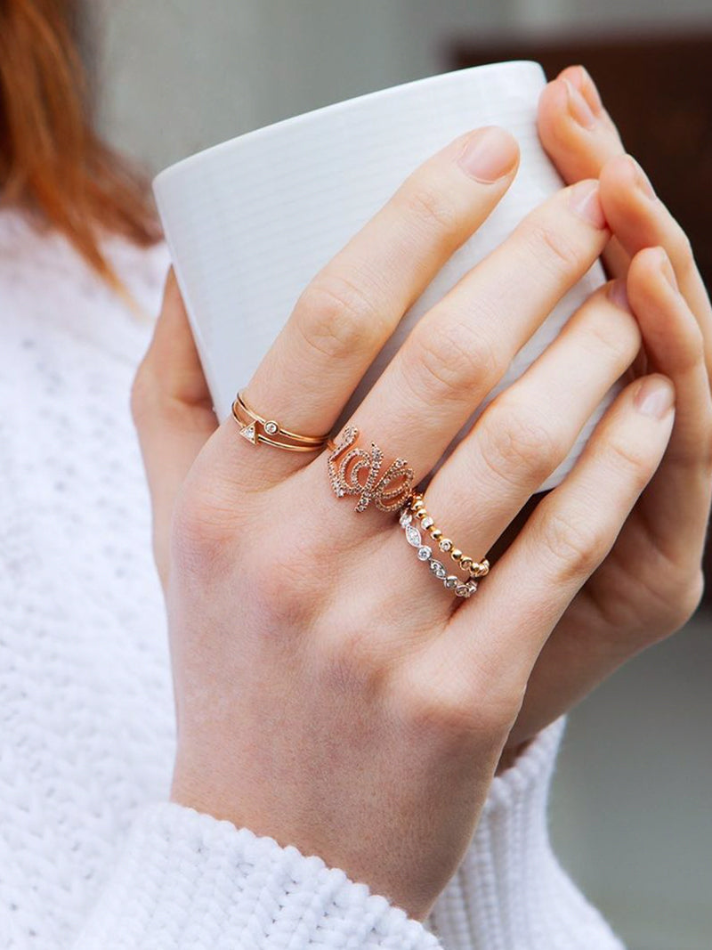 Dew Drop Diamond Band
