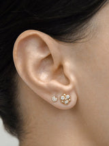 Dew Drop Mini Fleur Earring