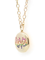 Rainbow Sapphire Love Locket