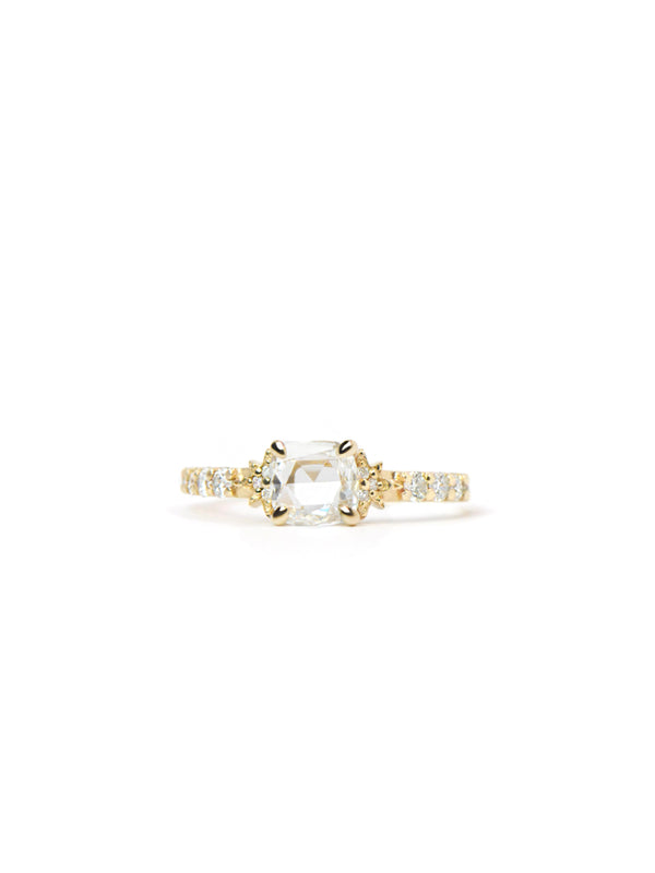 North Star Rose Cut Diamond Ring