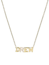 Collier Prénom Lettre d'Amour Personnalisable