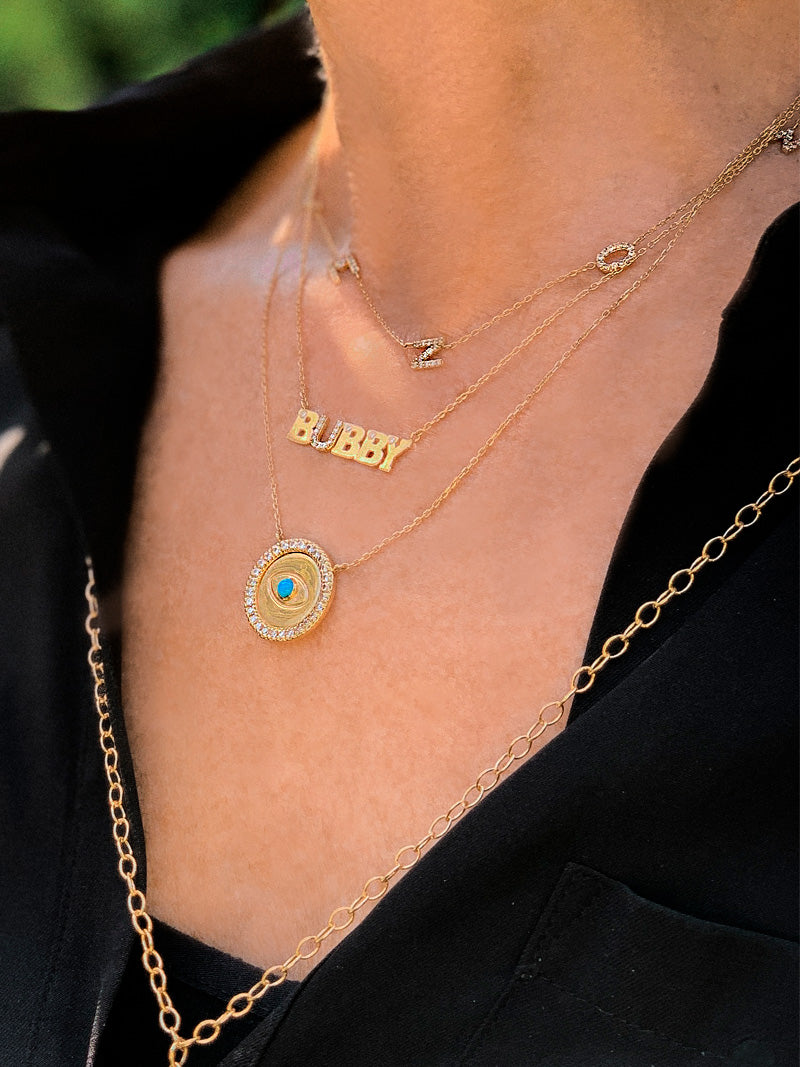 Customizable Love Letter BUBBY Necklace