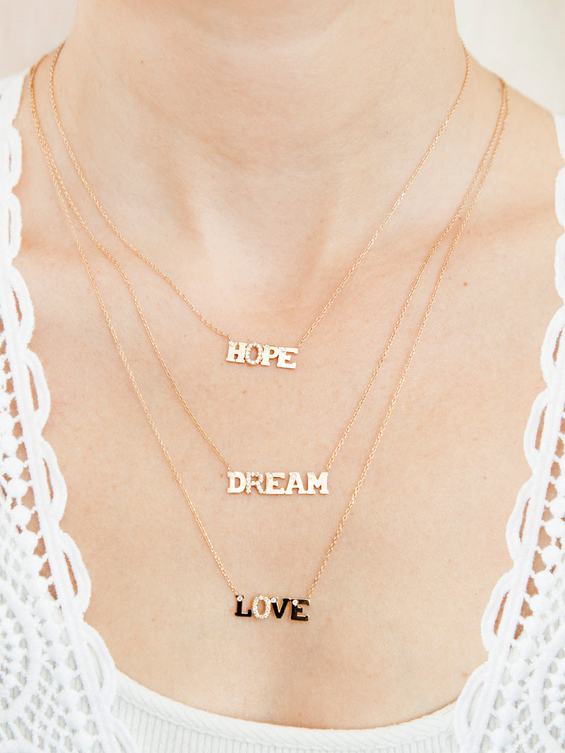 Love Letter DREAM necklace
