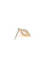Cléo Hollow Rhombus Studs