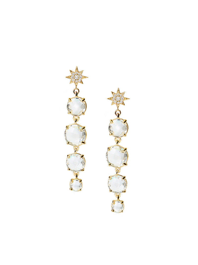 Boucles d'oreilles étoile polaire Melia Aztec 