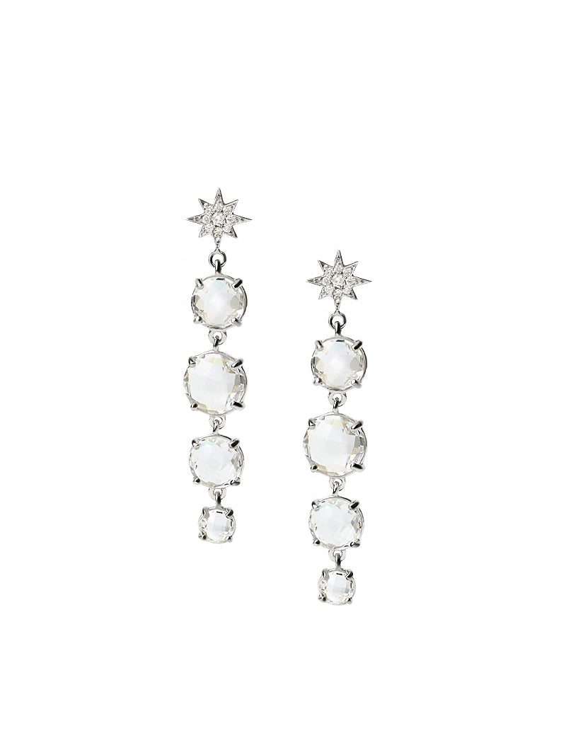Aztec North Star Drop Earrings