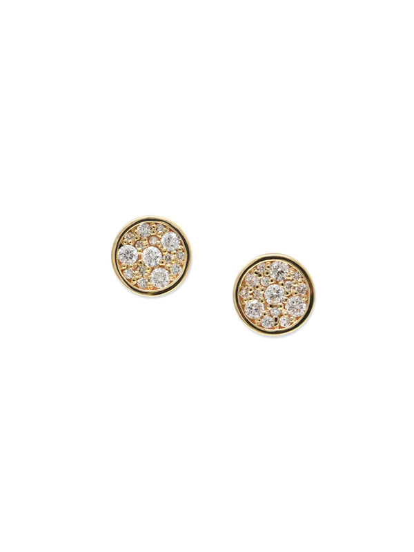Round Cléo Pavé Studs