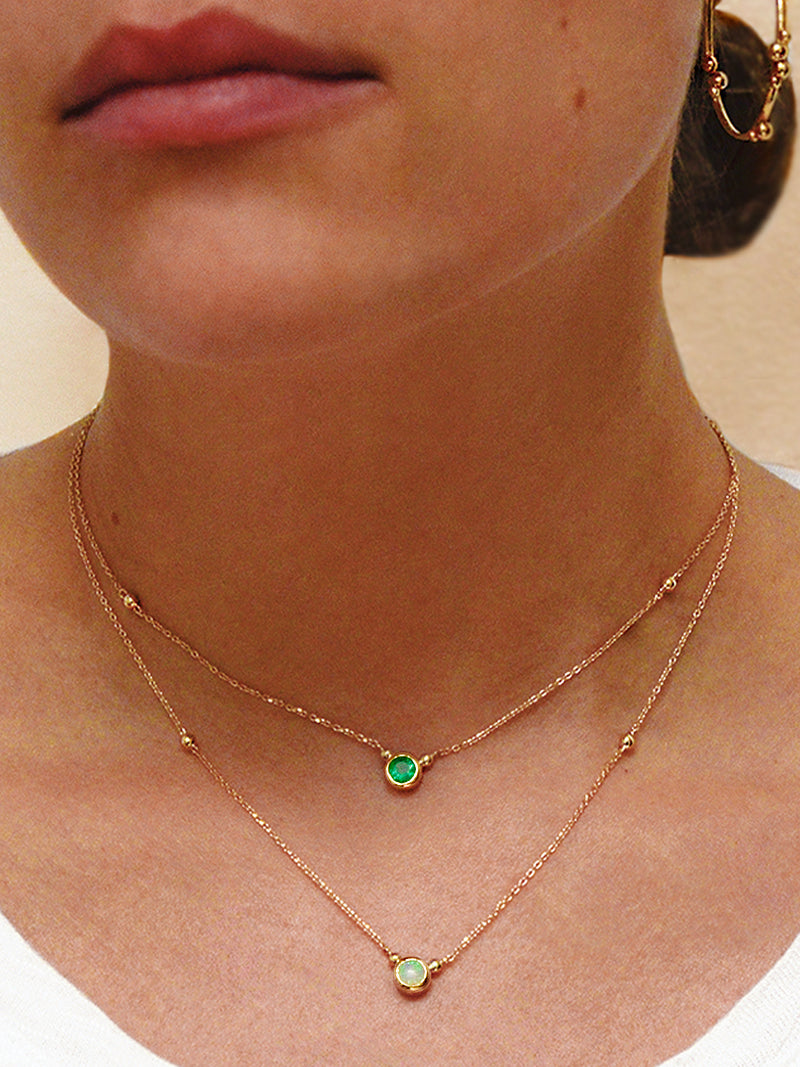 Bonheur Birthstone Necklace