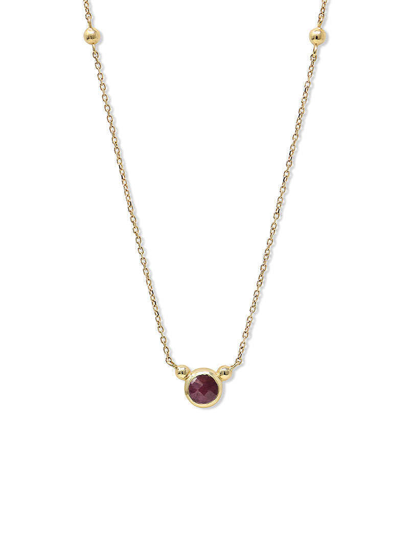 Bonheur Birthstone Necklace