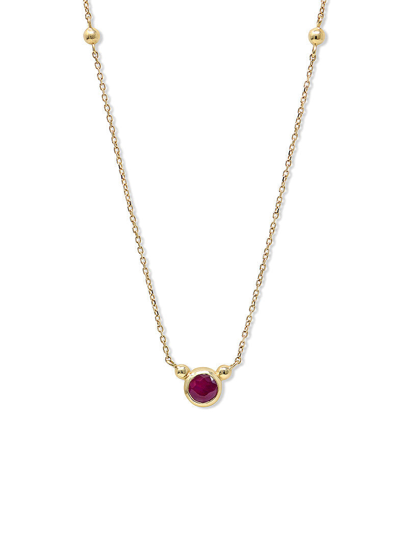 Bonheur Birthstone Necklace