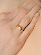Bague Sigillaire Étoile Vintage