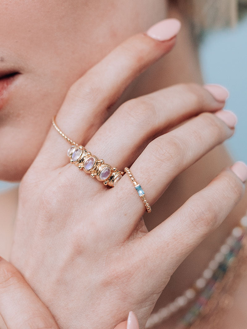 Bague Superposable Baguette Dew Drop