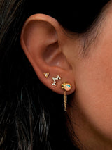 Aztec Zig Zag Studs