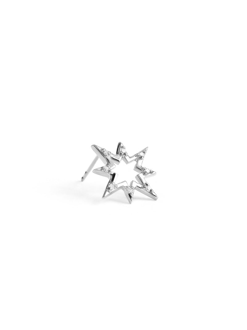 Clous D'oreilles Étoile Creuse Aztec