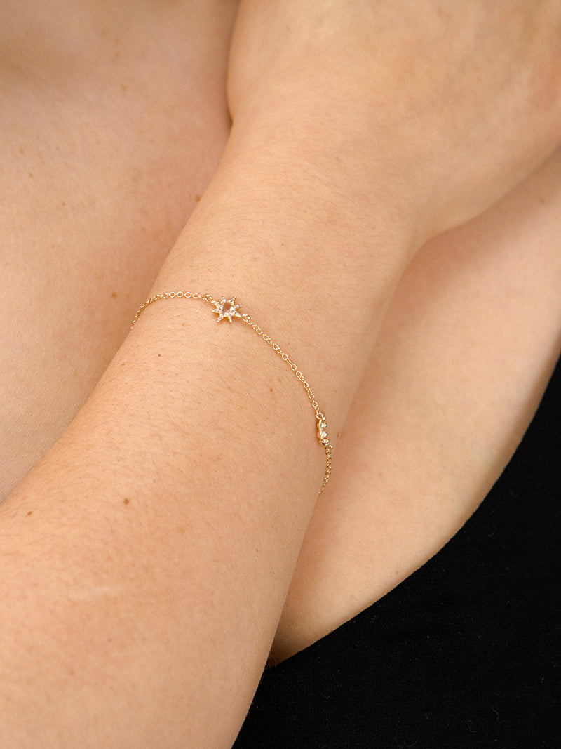 Micro Starburst Link Bracelet