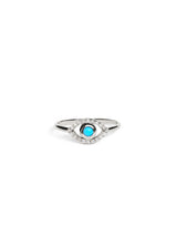 Classique Bague Pavé Mauvais Oeil