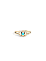 Classique Bague Pavé Mauvais Oeil