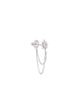 Micro Aztec Starburst Chain Earrings