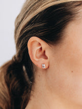 Cléo Carré Baguette Studs