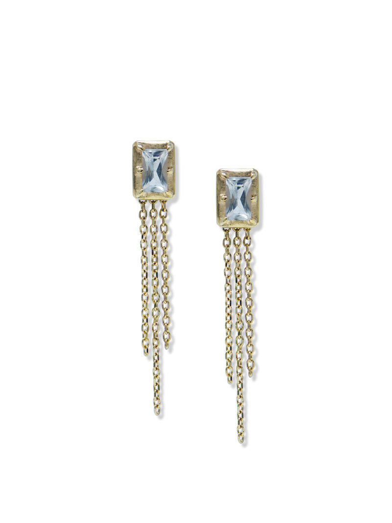 Clous d’Oreilles à Franges Carré Classique 