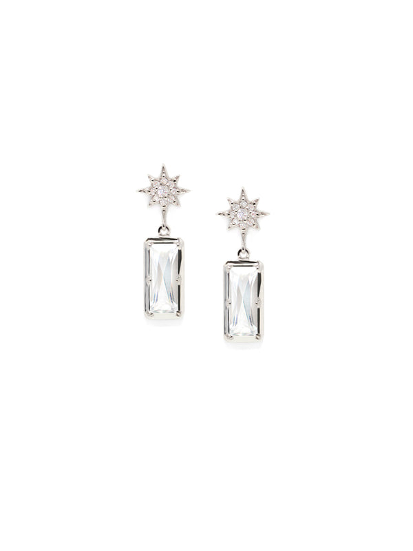 Aztec Starburst Baguette Earrings