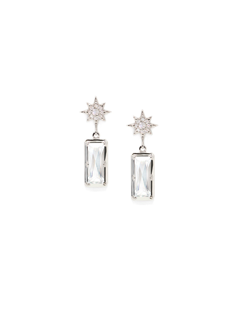 Aztec Starburst Baguette Earrings