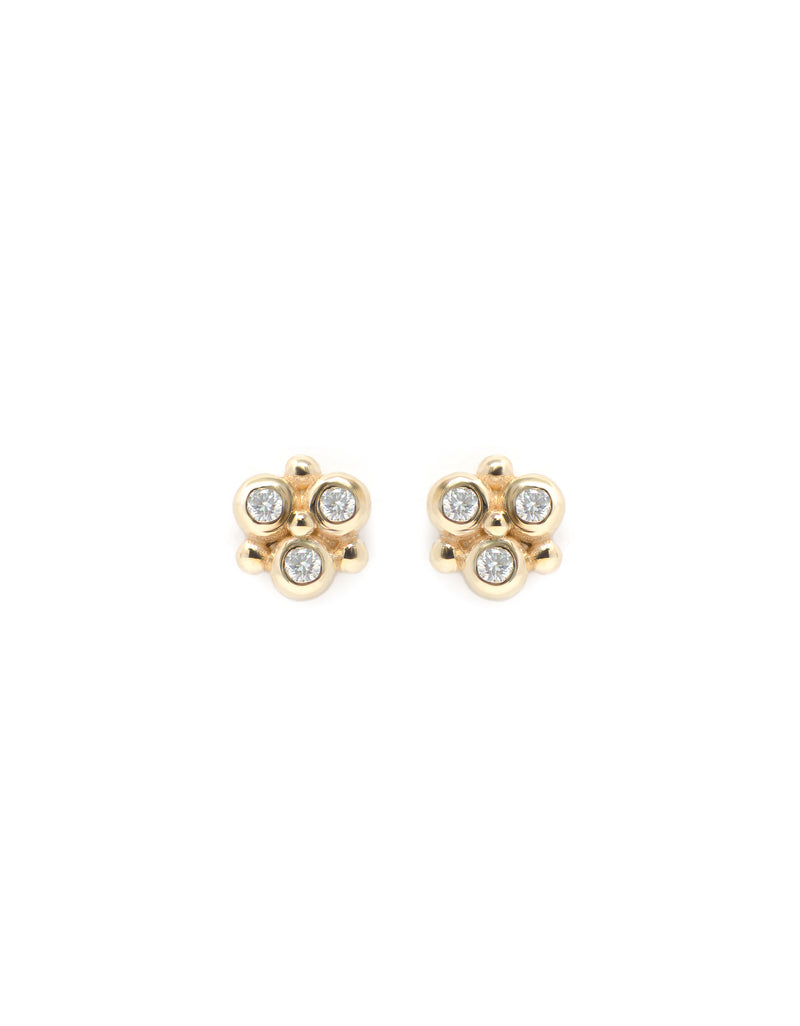 Dew Drop Mini Fleur Earring