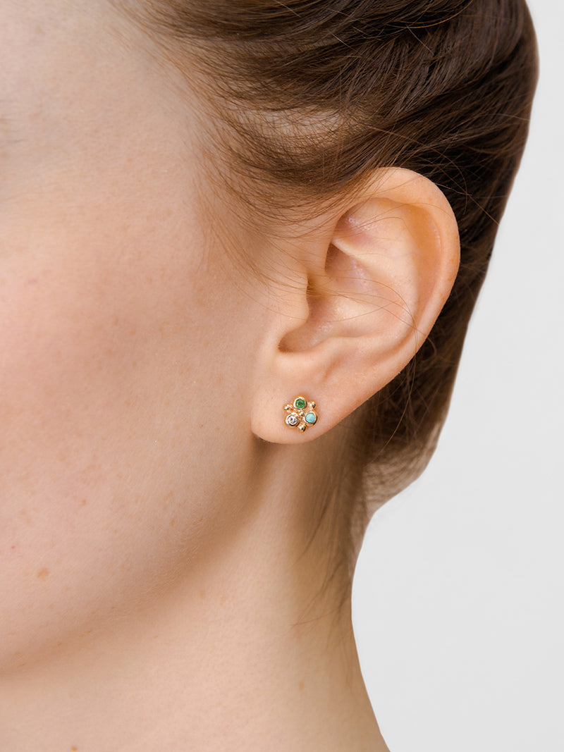Bouquet Cluster Stud Earring